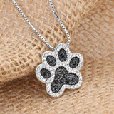 Dog Paw Pendant Necklace Free + Shipping